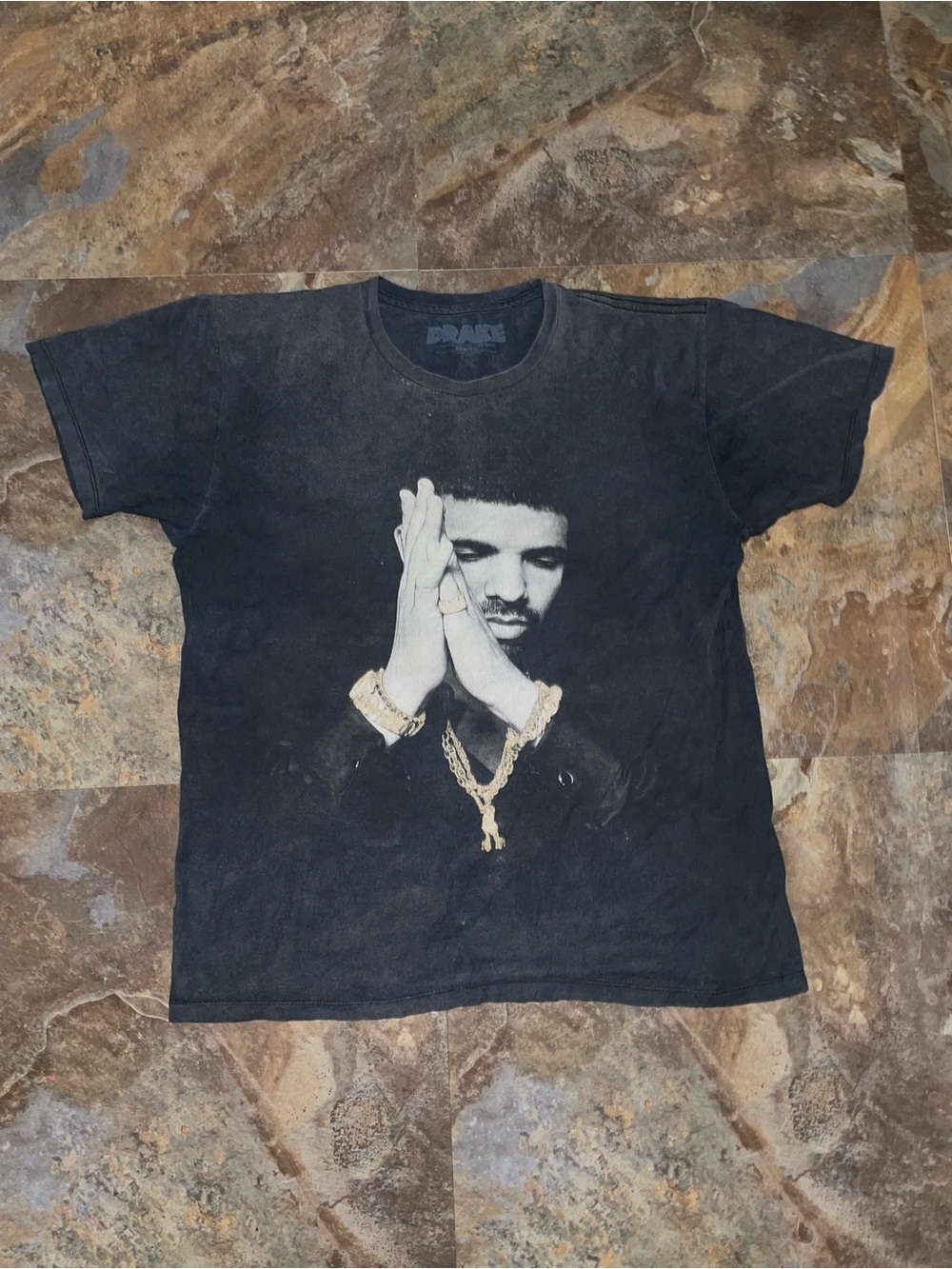 Drake tee shirt short sleeve black